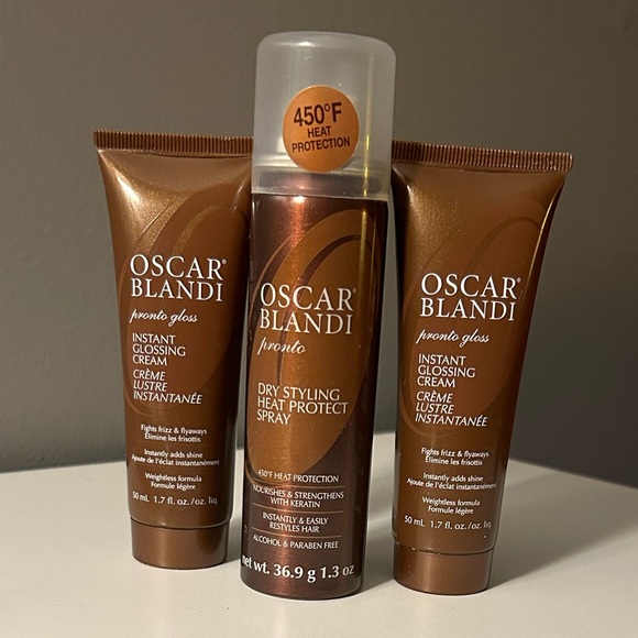 OSCAR BLANDI Pronto Hair Styling set Frizz Fighting Smoothing gloss cream - Picture 3 of 3